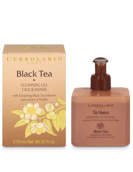 Tè Nero Reinigungsgel für Gesicht & Hände - Schwarzer Tee