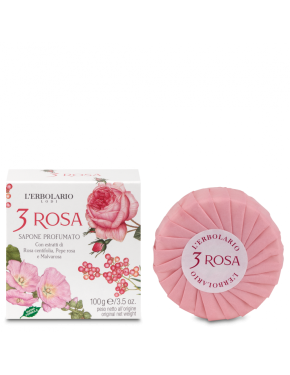 3 Rosa Savon Parfumé