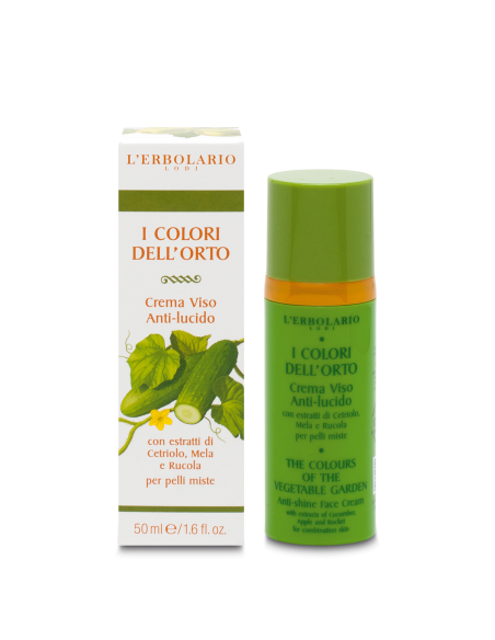 Farben des Gemüsegartens Anti-Glanz-Gesichtscreme